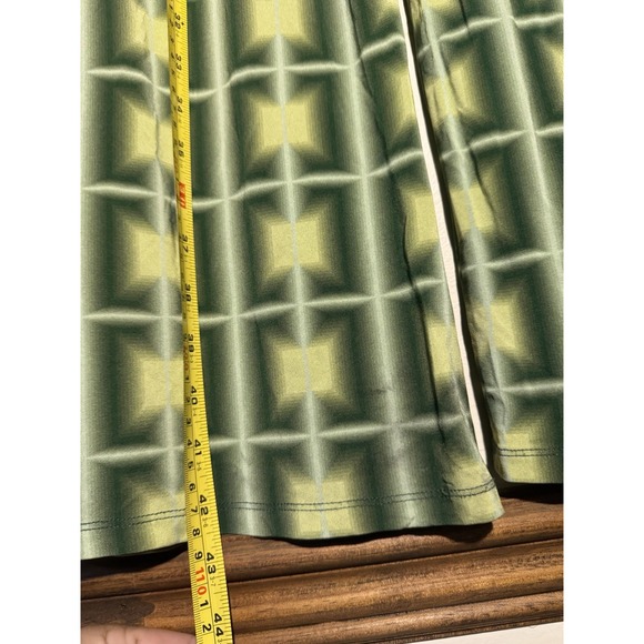 Paloma Wool Green Wide Leg Pants Modern Viscose Portugal Hippie Size M - Picture 6 of 10